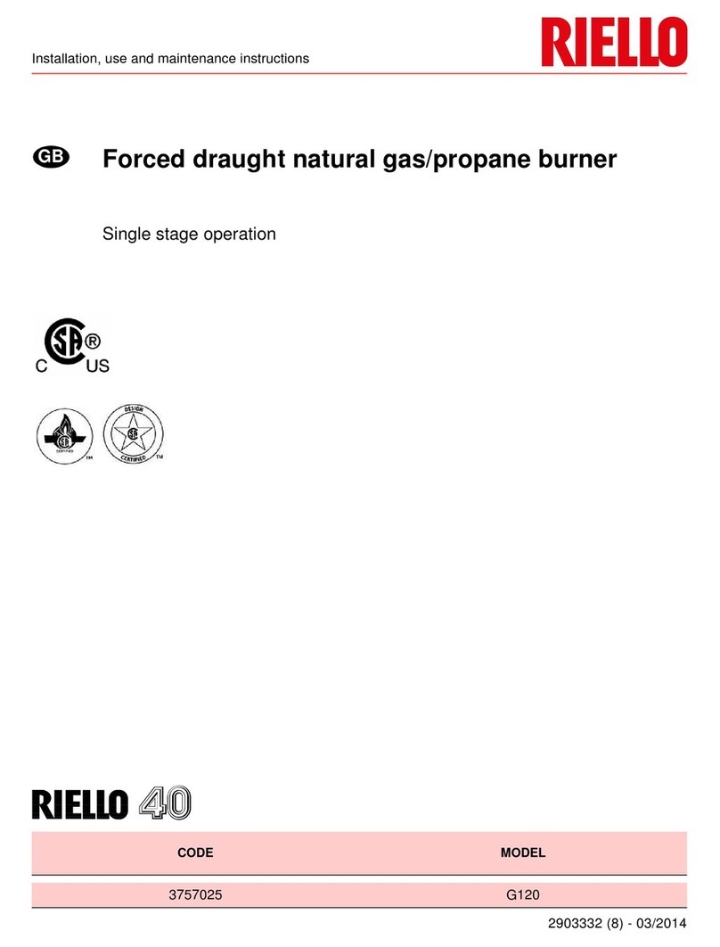 Riello G120 Quick start guide Riello G120 Quick start guide