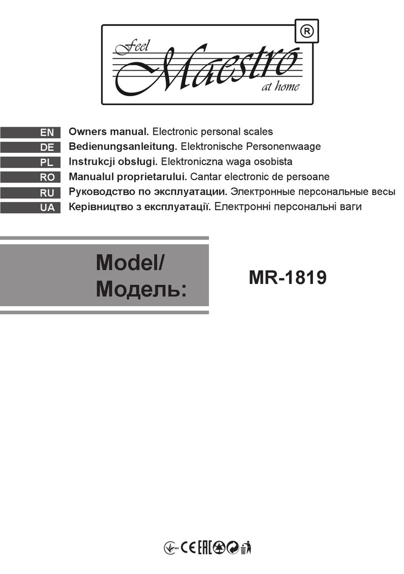 Maestro MR-1819 owner's manual