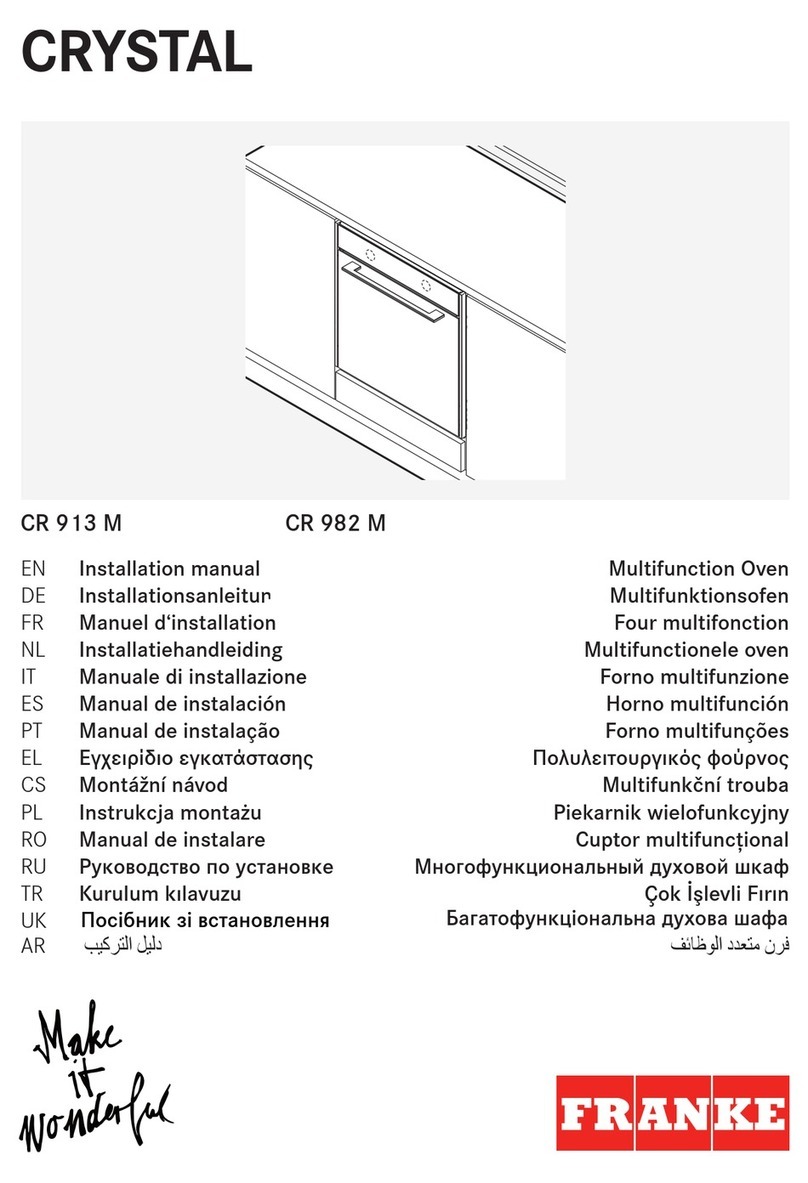 Franke Crystal CR 913 M User manual