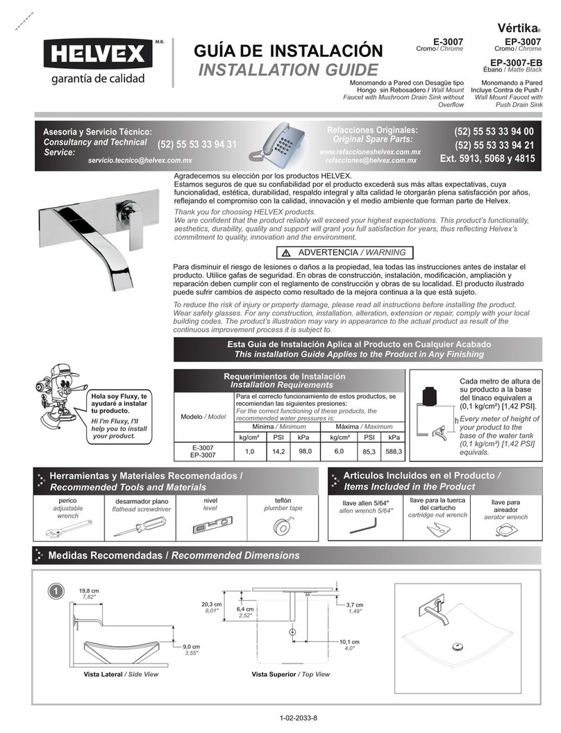 Helvex EP-3007-EB User manual