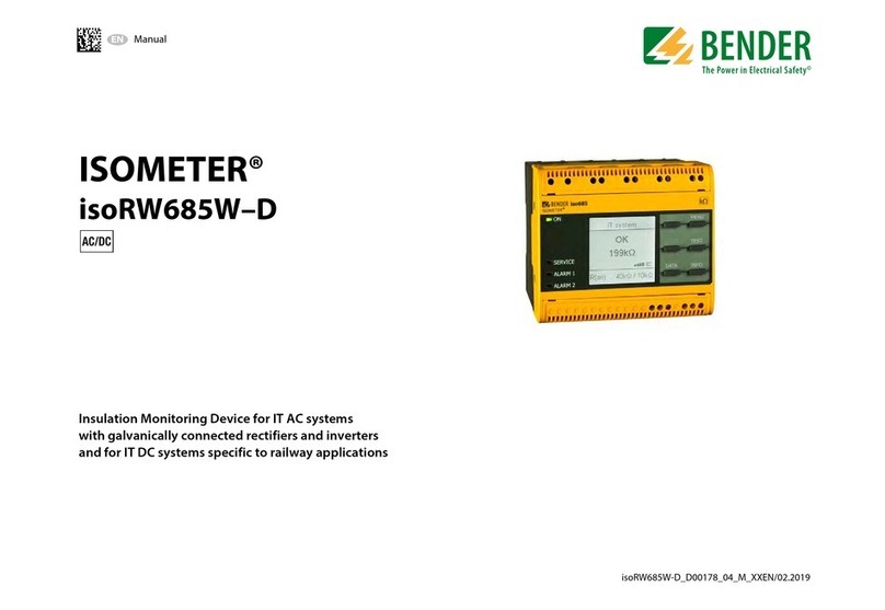 Bender ISOMETER isoRW685W manual