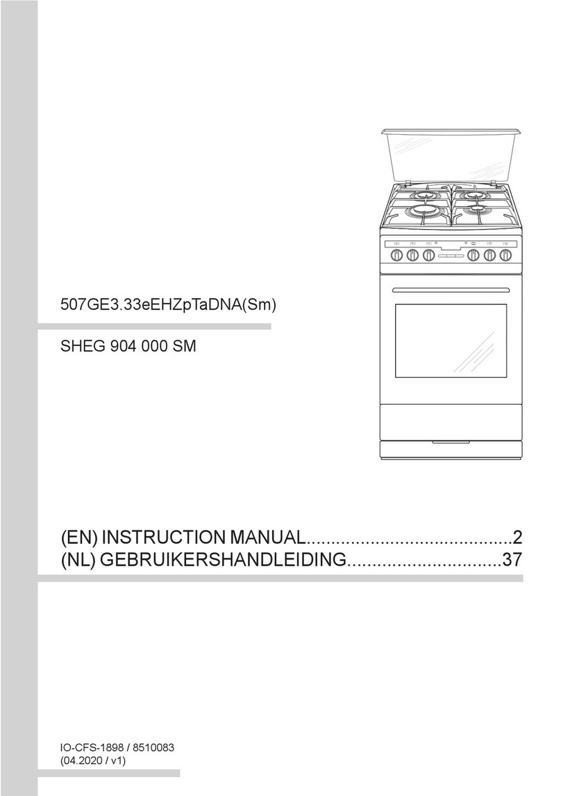 Amica 507GE3.33eEHZpTaDNA(Sm) User manual