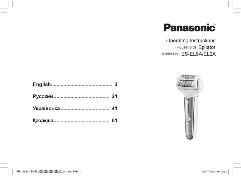 Panasonic ES-EL2A User manual