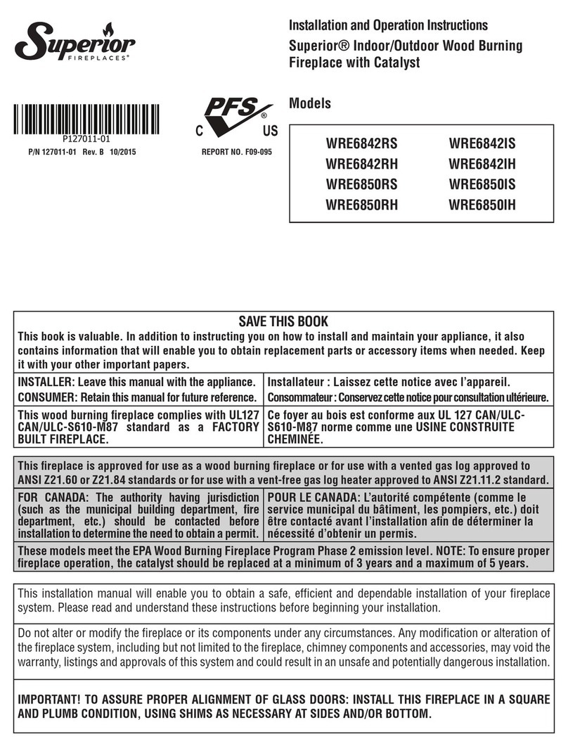 IHP Superior WRE6842RS Owner's manual