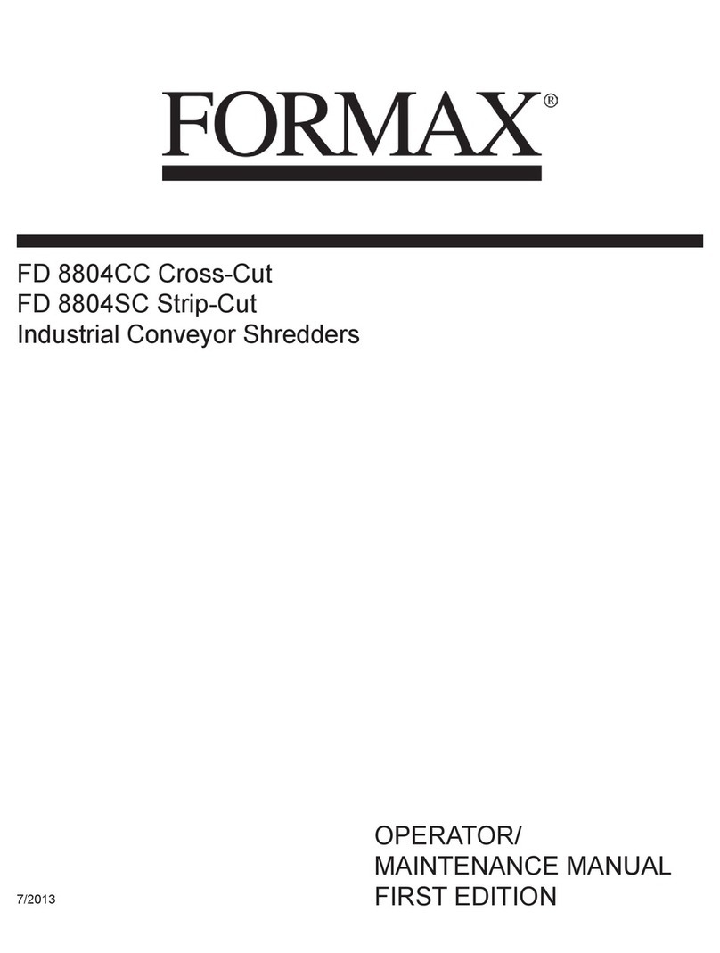 Formax FD 8804CC Installation instructions