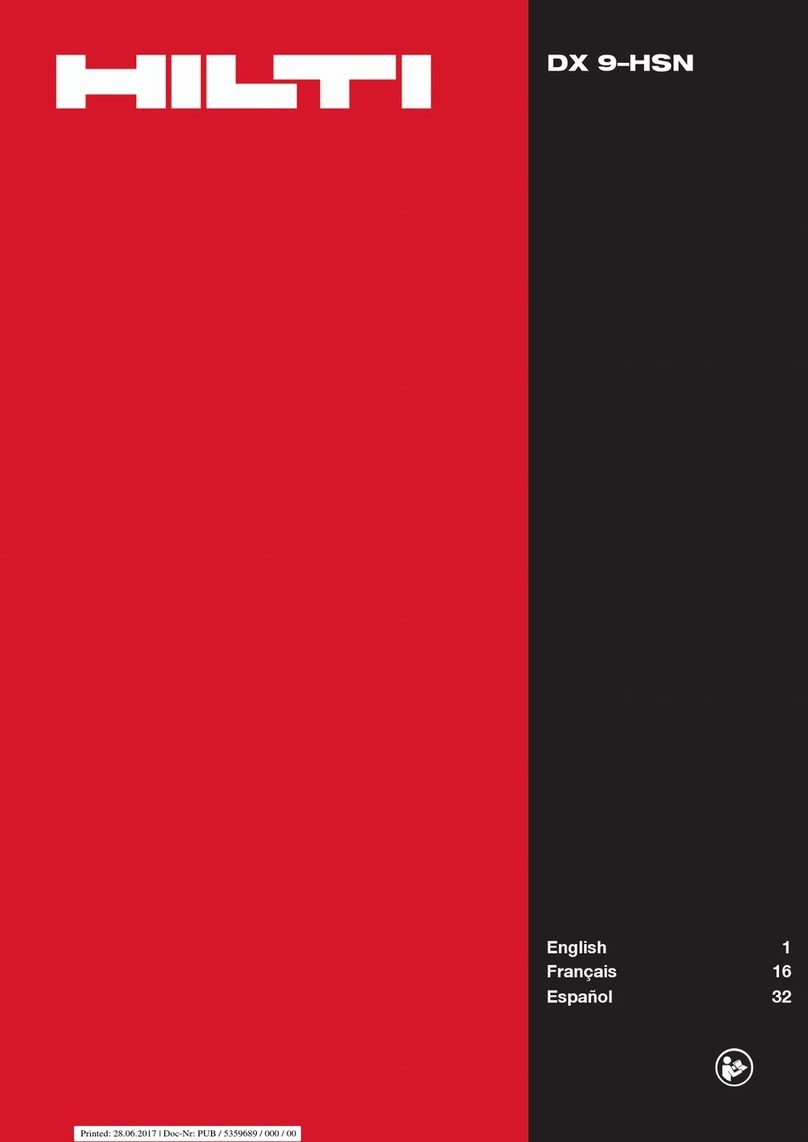 Hilti DX 9-HSN User manual