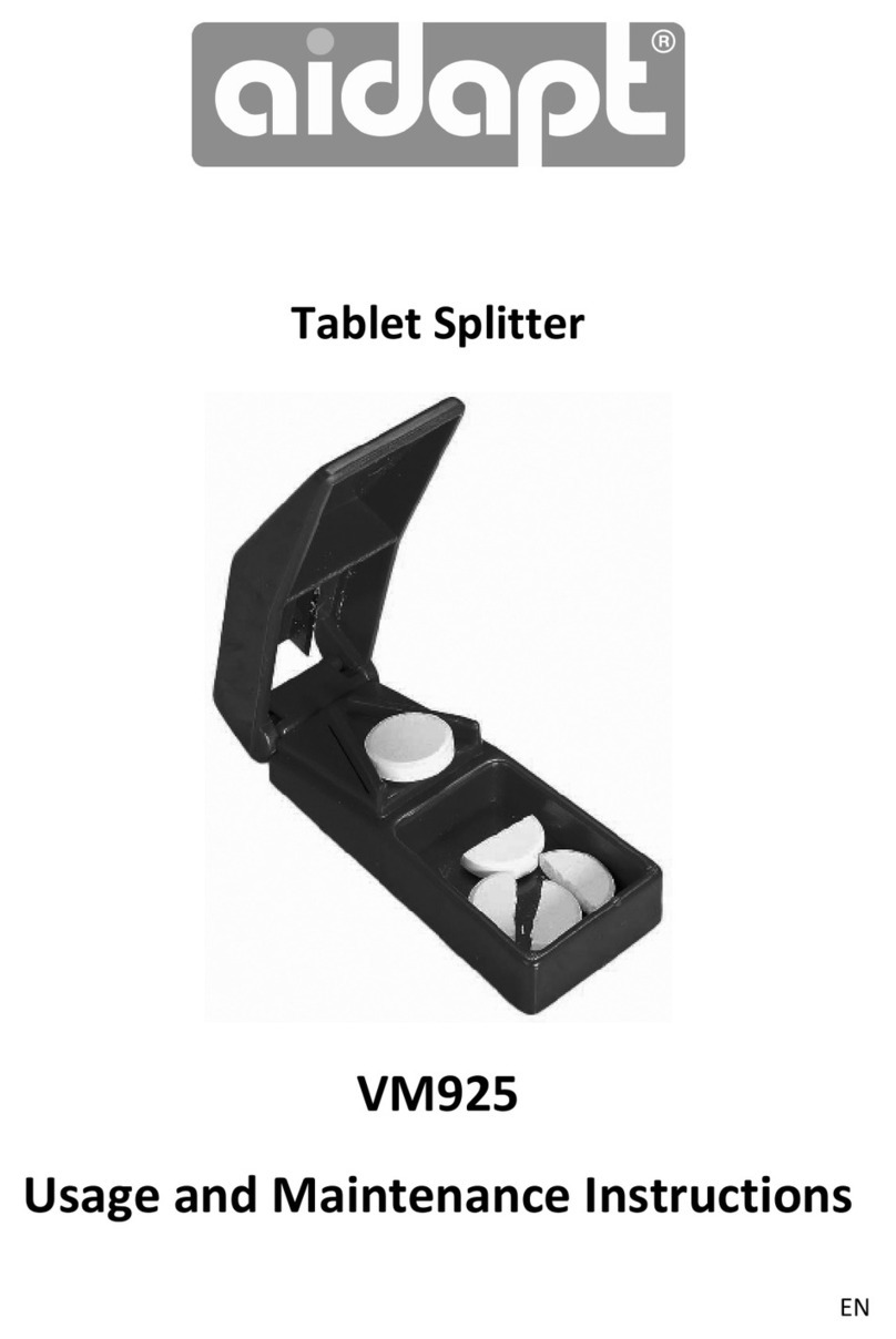 aidapt VM925 Usage and maintenance instructions