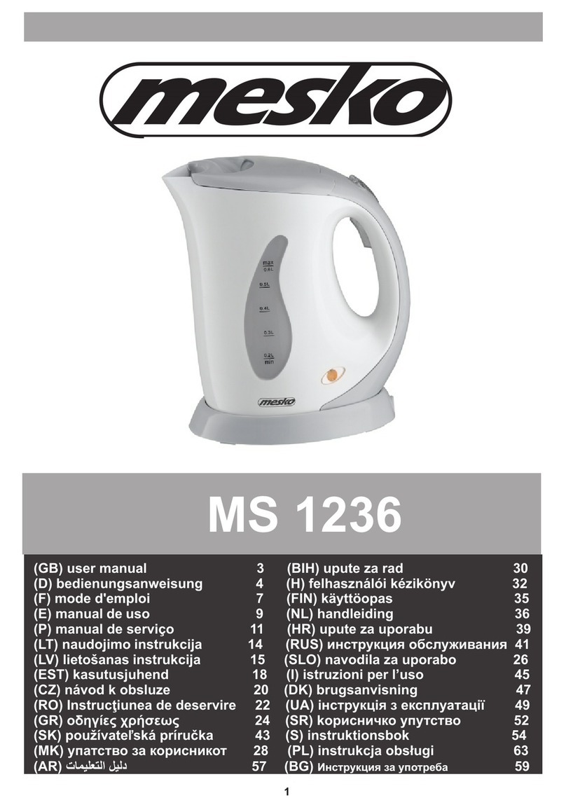 Mesko MS 1236 User manual