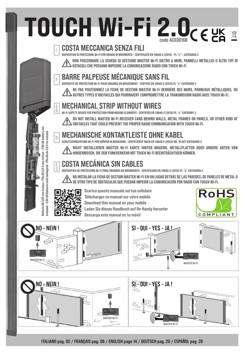 RIB TOUCH Wi-Fi 2.0 Installation