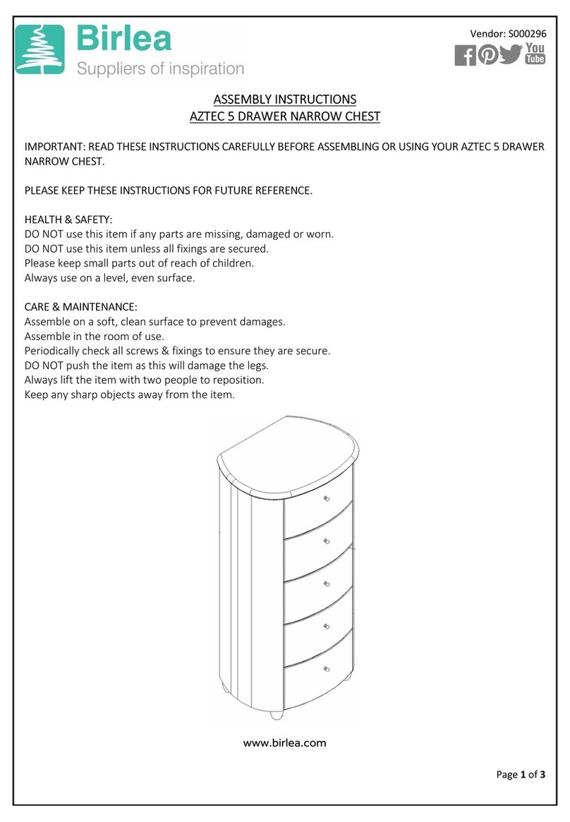 Birlea AZTEC User manual