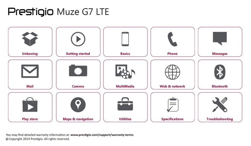 Prestigio Muze G7 LTE User manual Prestigio Muze G7 LTE User manual