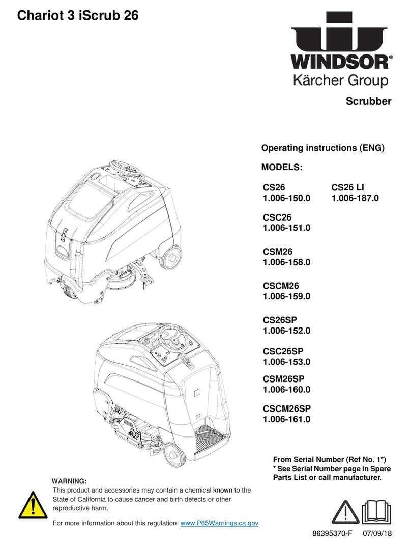 Kärcher Windsor Chariot 3 iScrub 26 User manual