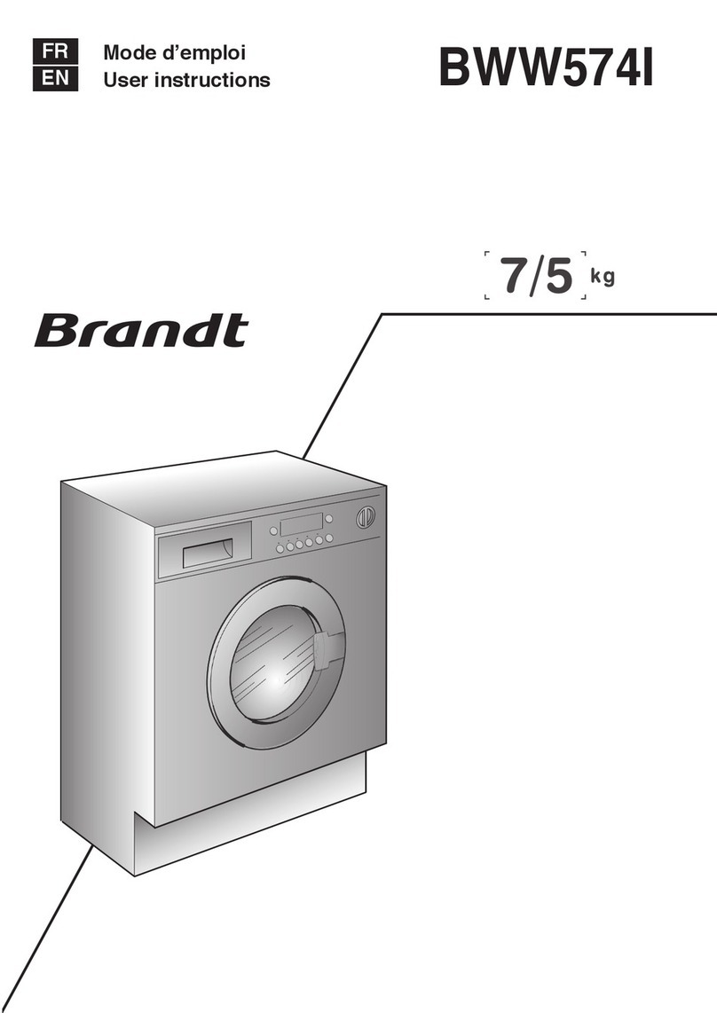 Brandt BFD2302BW User instructions