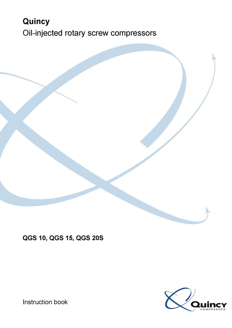 Quincy Compressor QGS 10 User manual