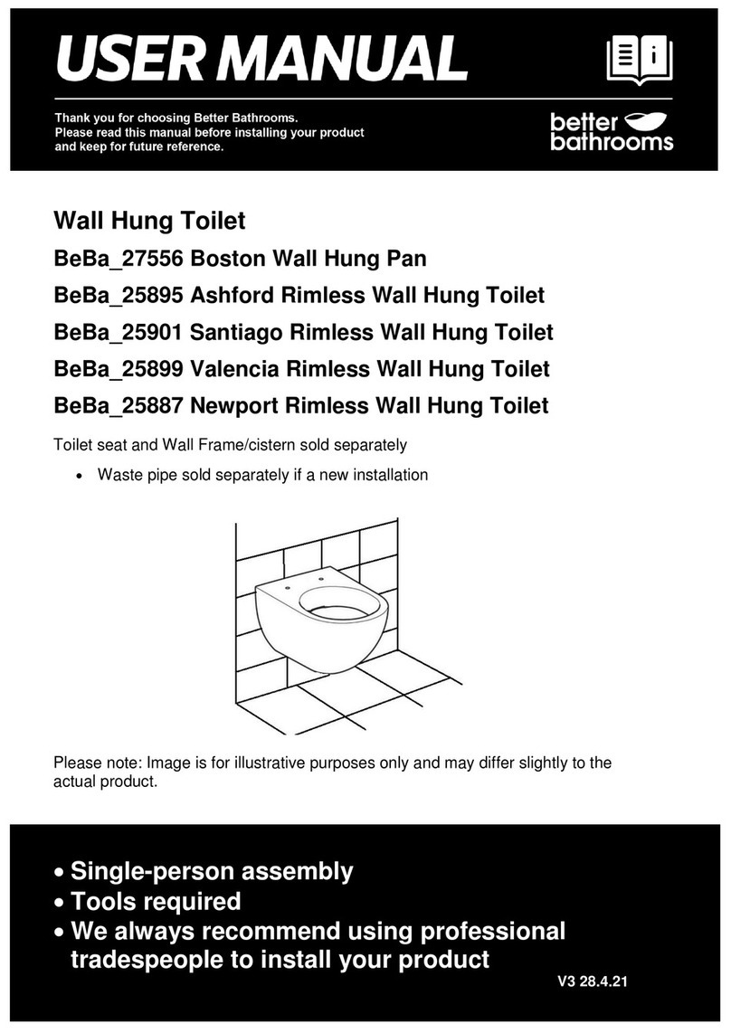 Better Bathrooms BeBa 25895 user manual