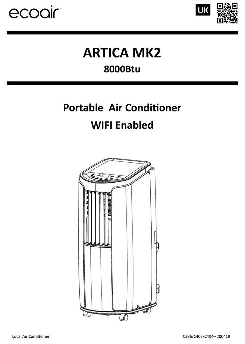 Ecoair ARTICA MK2 User manual