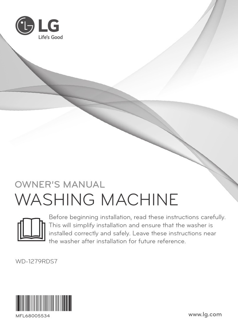 LG WD-1279RDS7 User manual