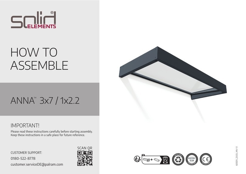 Palram solid ANNA 3x7/1x2.2 Administrator Guide