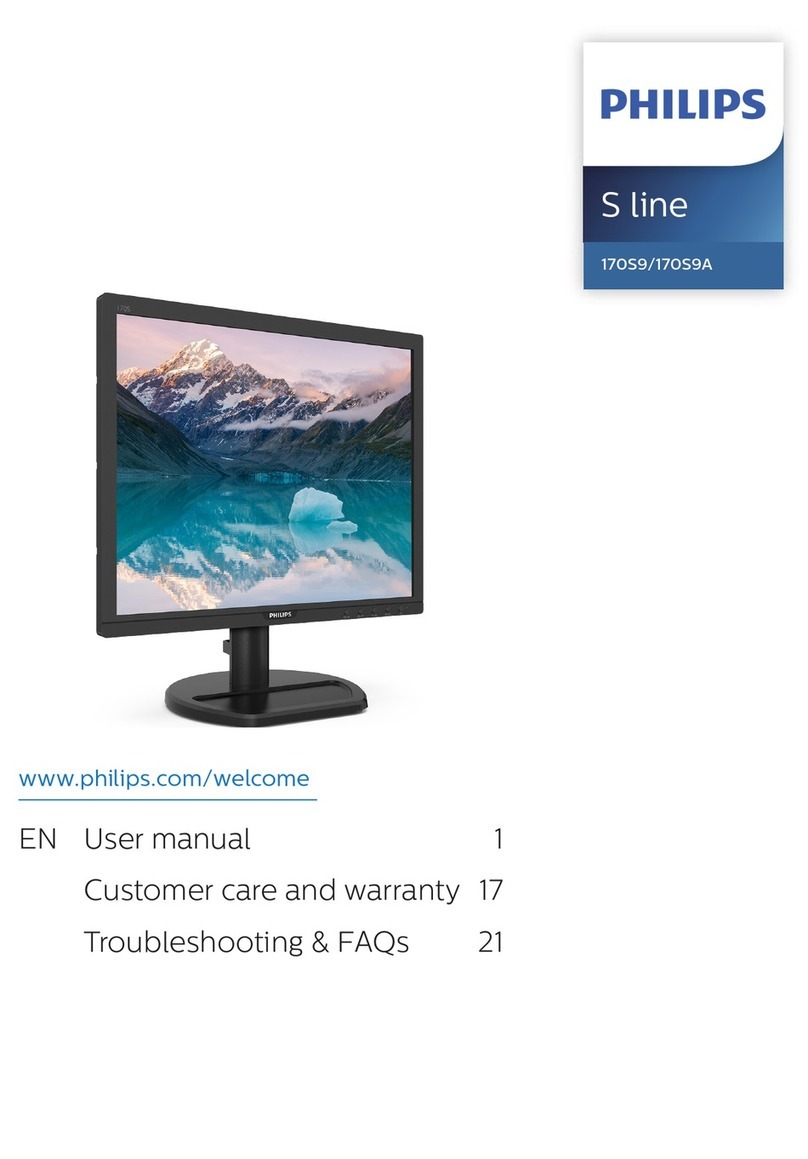 Philips S line 170S9 User manual