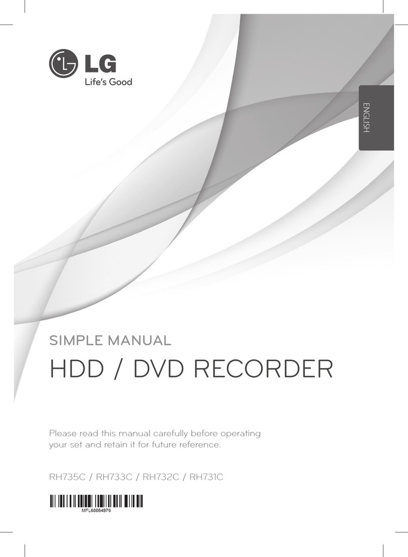 LG RH735C Simple manual