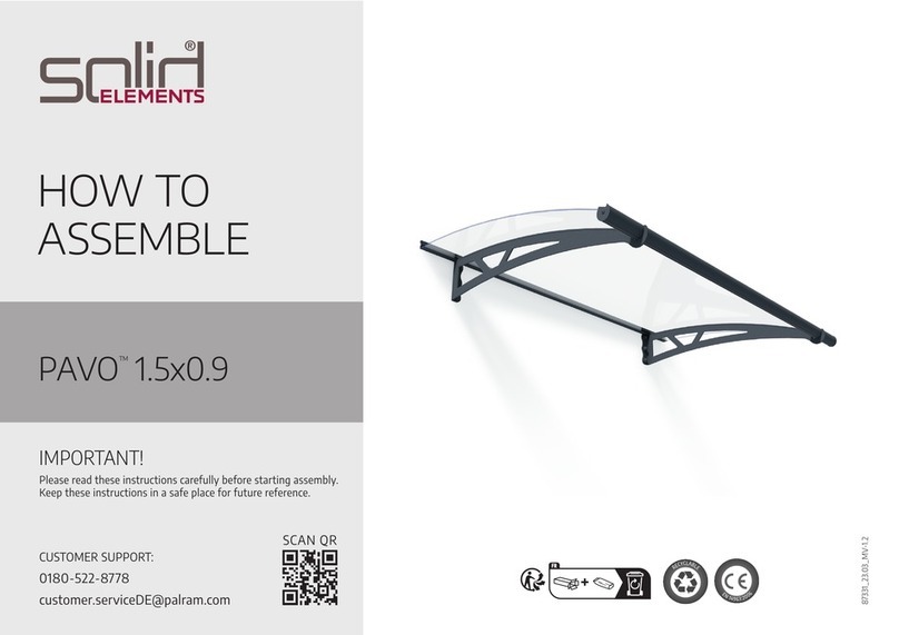 Palram solid PAVO 1.5x0.9 Administrator Guide