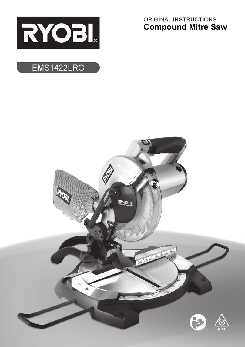 Ryobi EMS1422LRG User manual Ryobi EMS1422LRG User manual