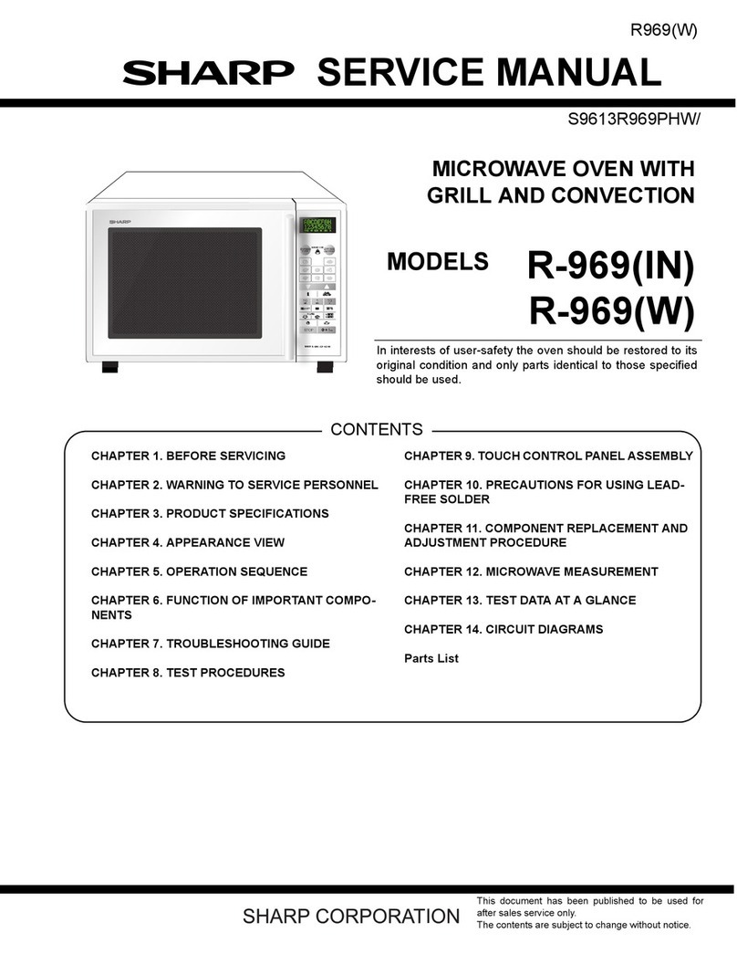 Sharp R-969IN User manual
