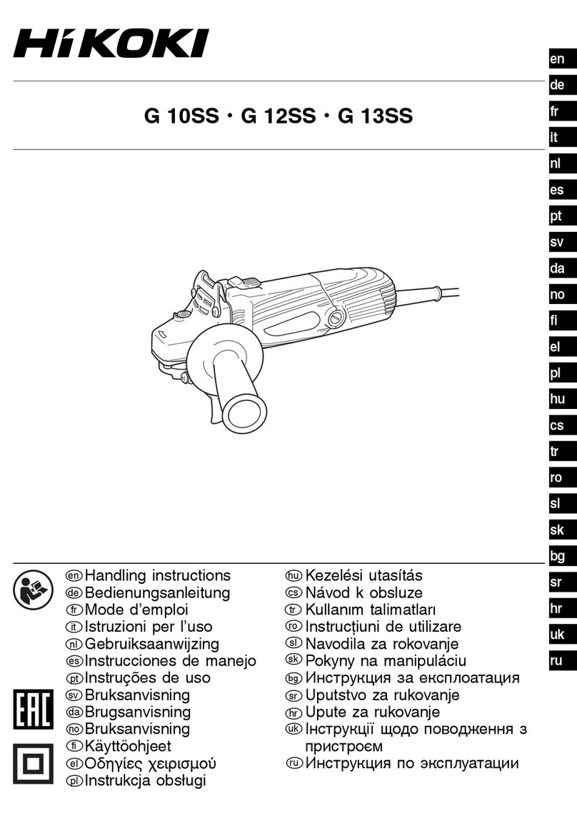 HIKOKI G 13SS Handling instructions