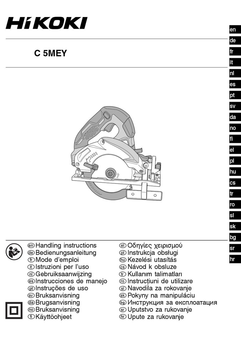 HIKOKI C 5MEY Handling instruction