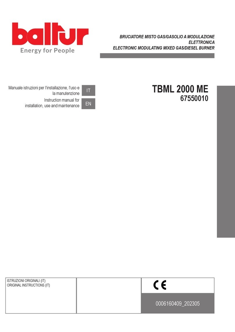 baltur TBML 2000 ME Instruction manual for installation, use and maintenance baltur TBML 2000 ME Instruction manual for installation, use and maintenance