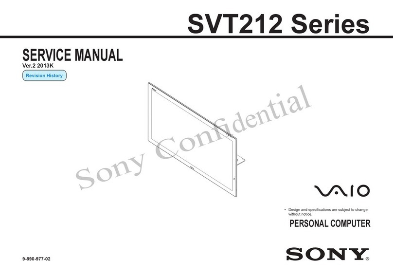 Sony VAIO SVT212 Series Service manual