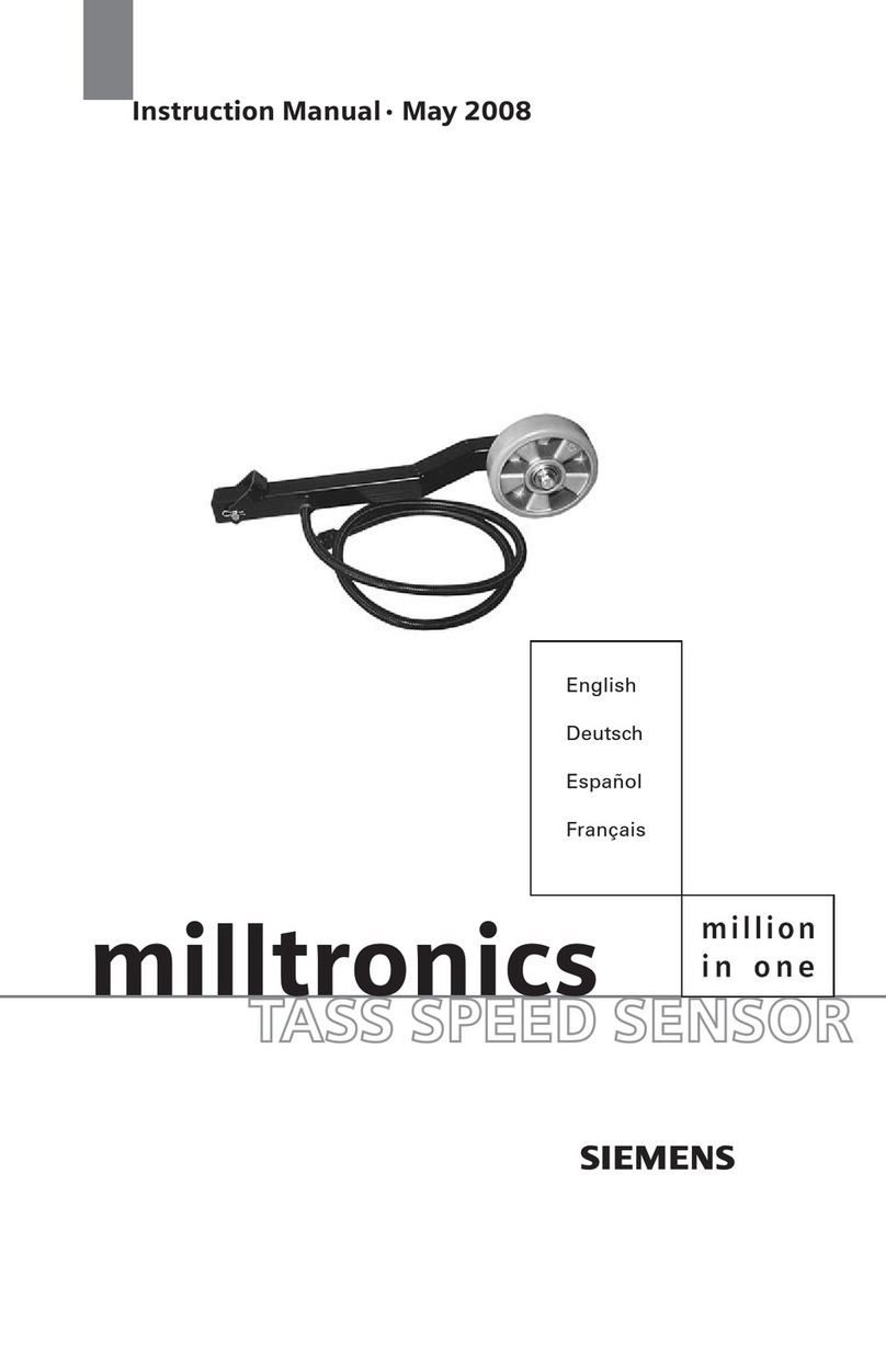 Siemens milltronics User manual