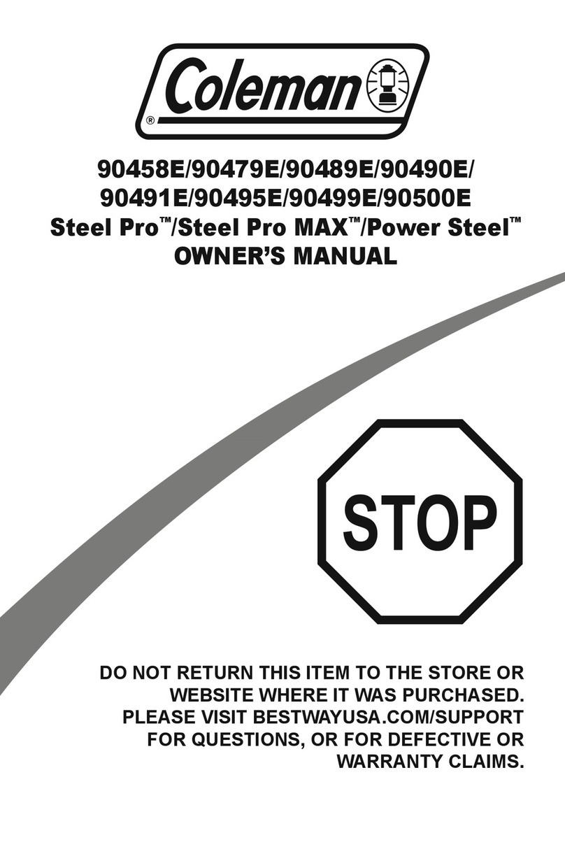 Coleman 90479E owner's manual