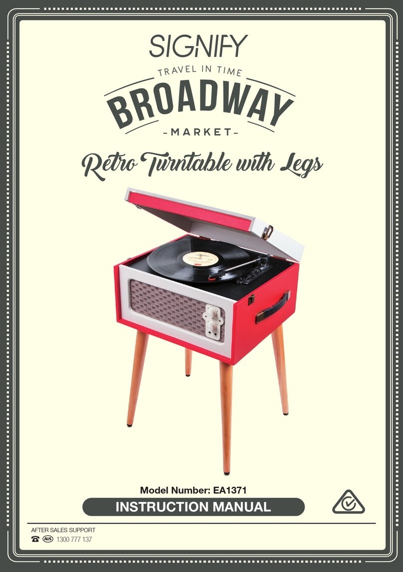 SIGNIFY BROADWAY EA1371 instruction manual