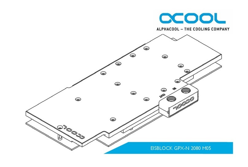Alphacool EISBLOCK GPX-N 2080 M05 User manual Alphacool EISBLOCK GPX-N 2080 M05 User manual
