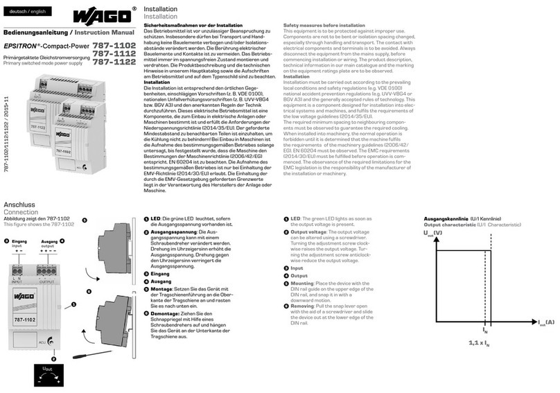 WAGO EPSITRON-Compact-Power instruction manual