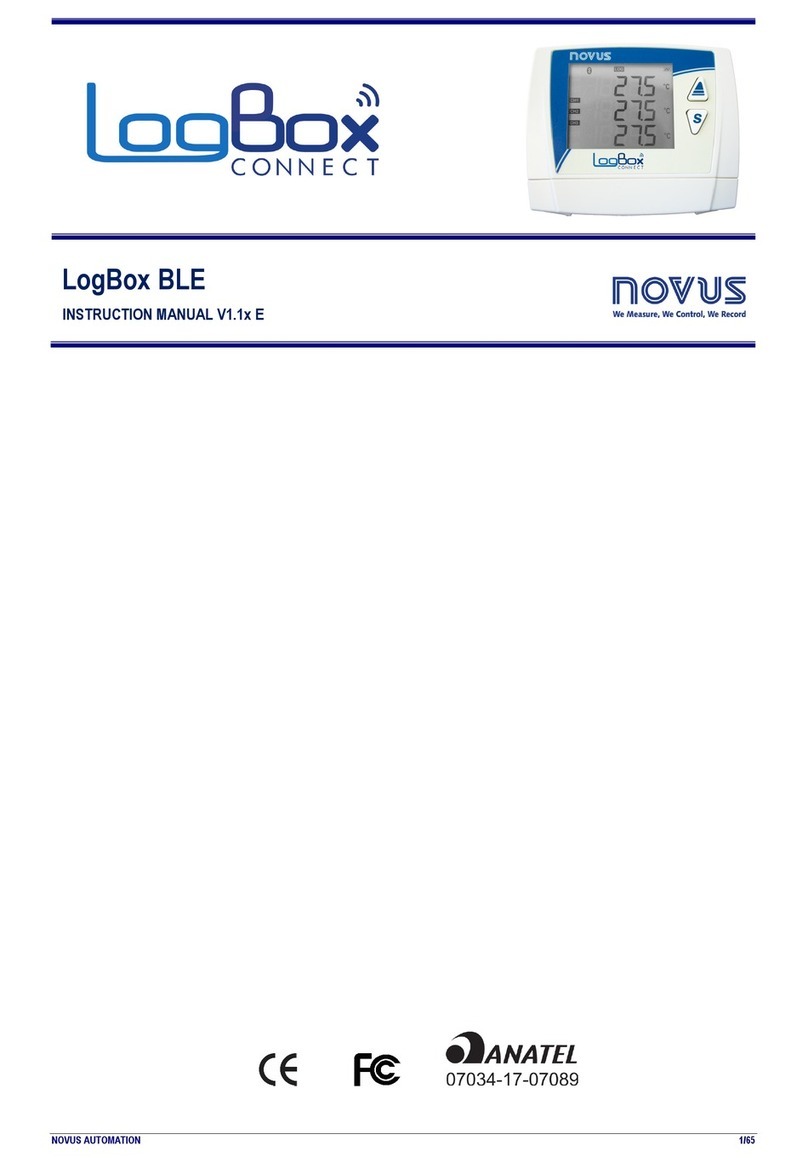 Novus LogBox BLE User manual
