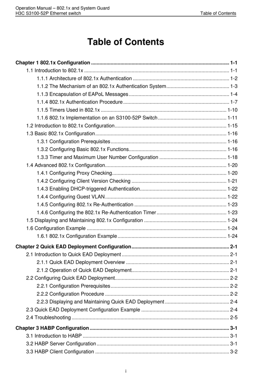 H3C S3100-52P manual