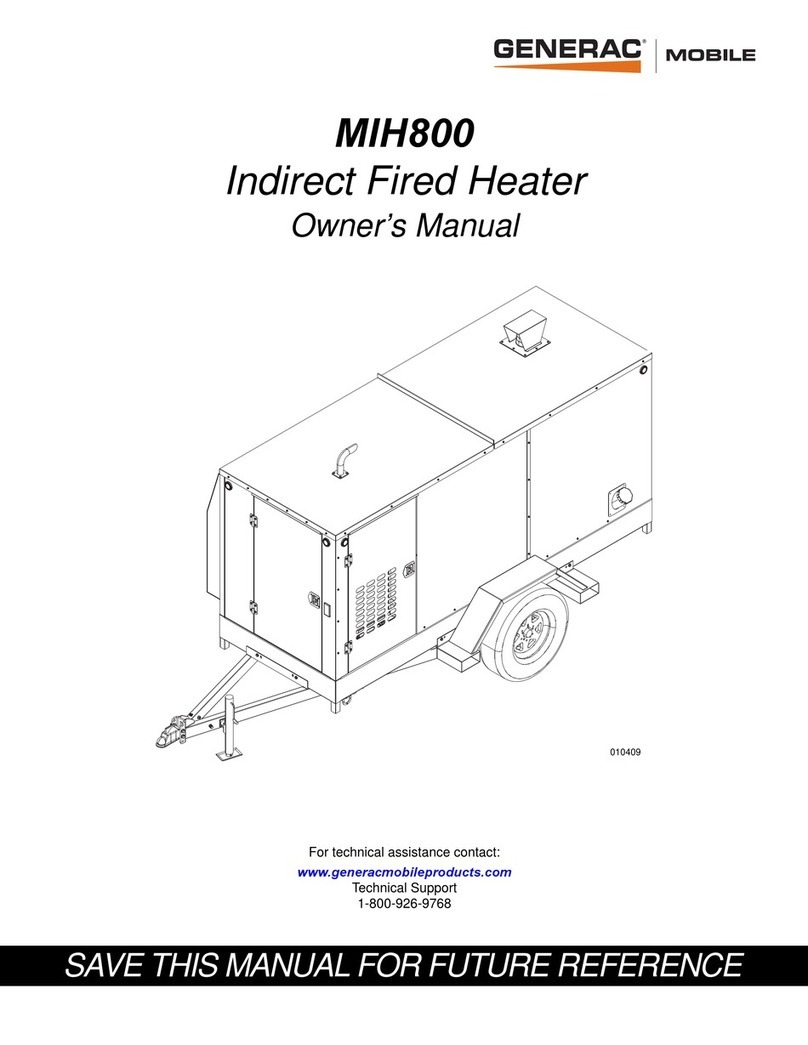 Generac Power Systems MIH800 User manual Generac Power Systems MIH800 User manual