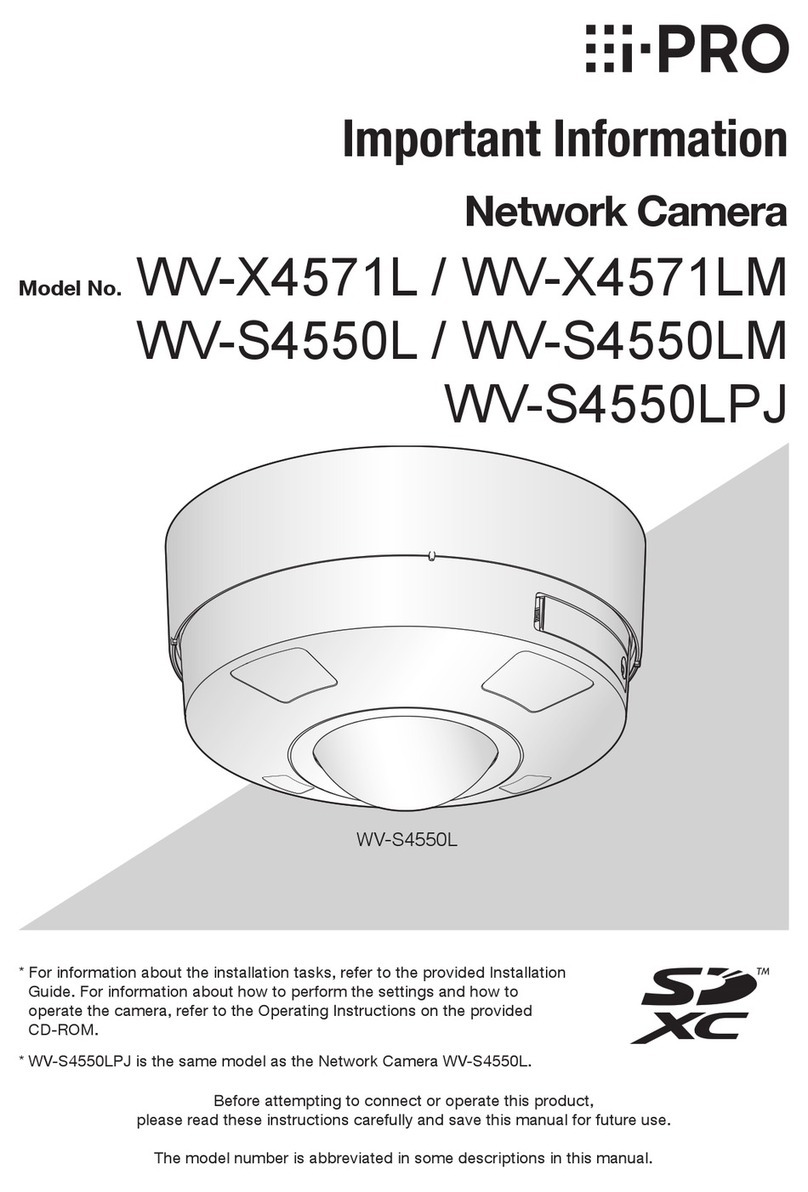 i-PRO WV-X4571L Operating manual