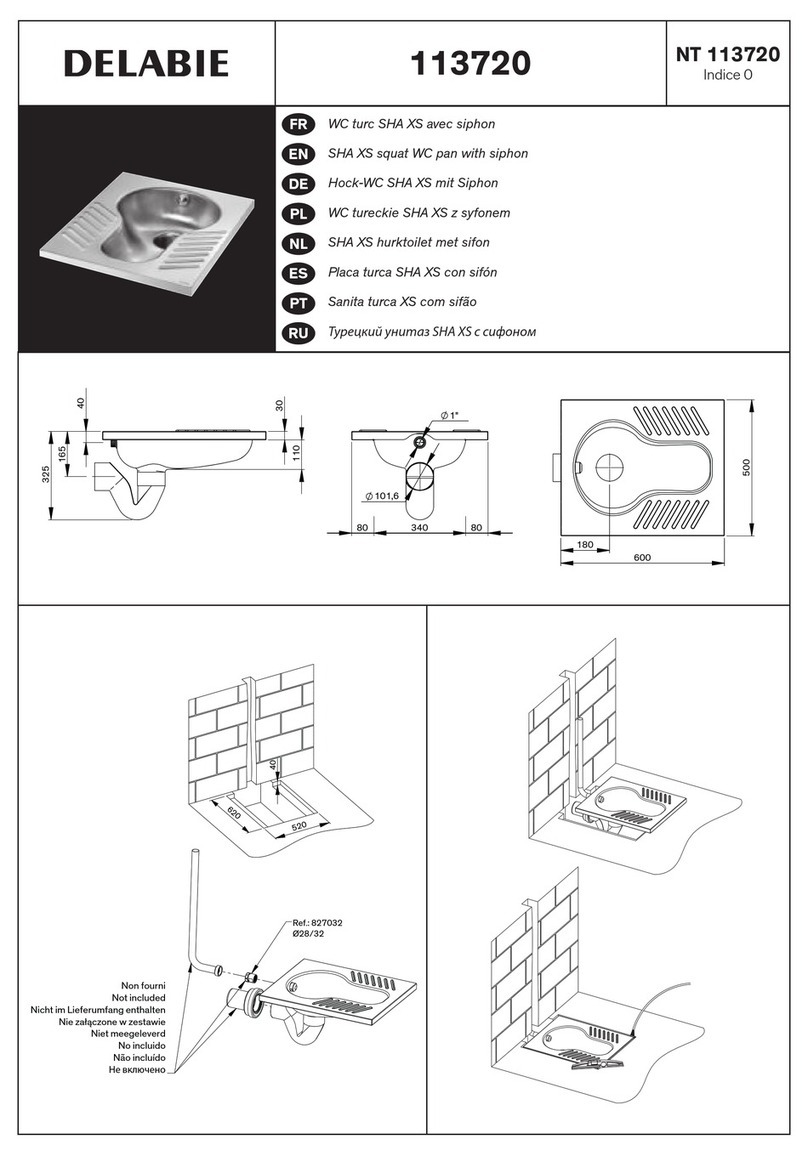 Delabie 113720 manual