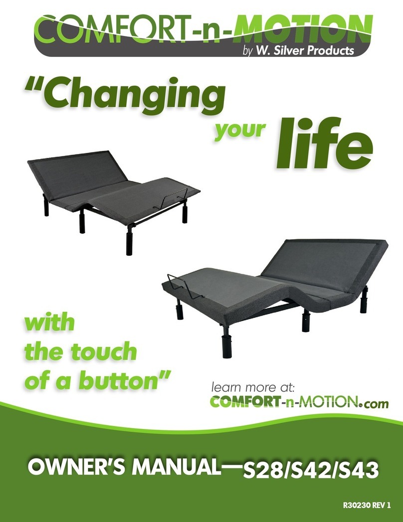 W. Silver COMFORT-n-MOTION SS-42 owner's manual