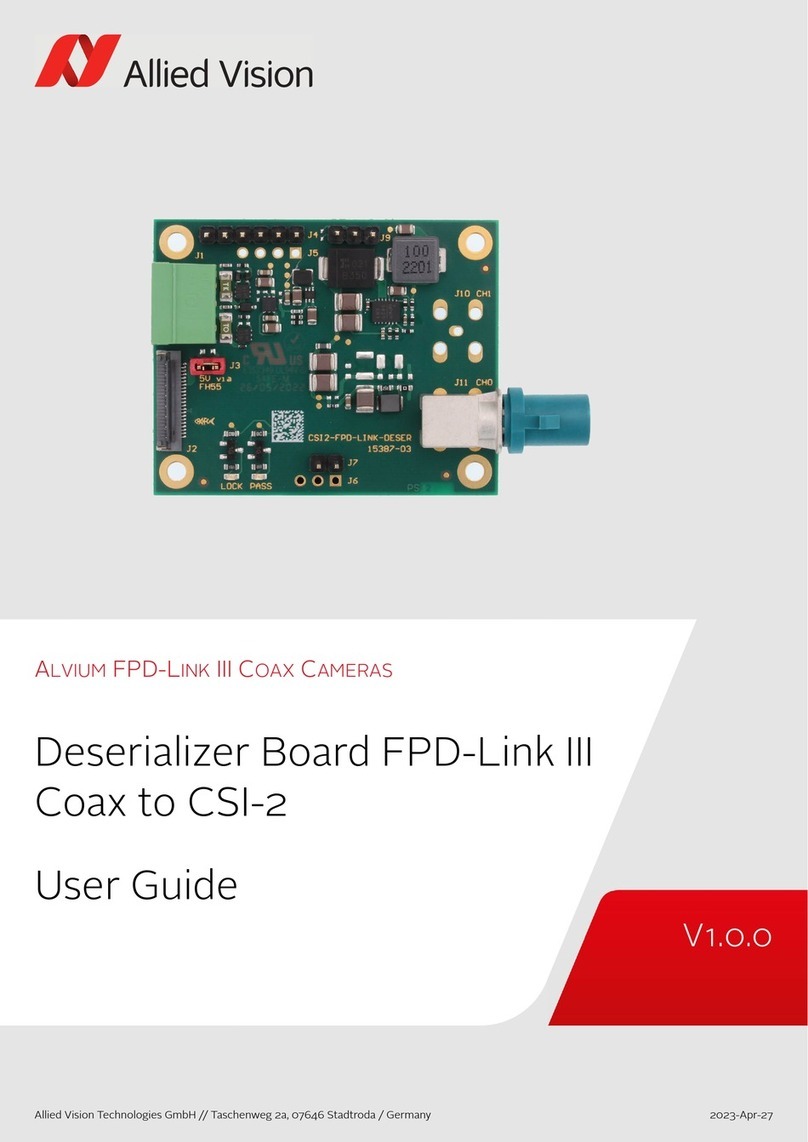 Allied Vision FPD-LINK III user guide