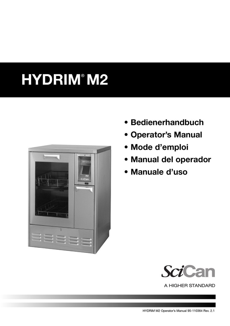 HIGHER SciCan HYDRIM M2 Operator's manual