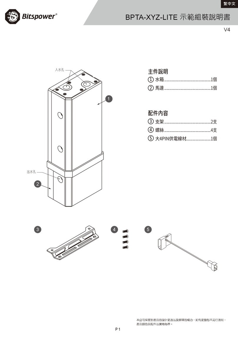 Bitspower BPTA-XYZ-LITE User manual