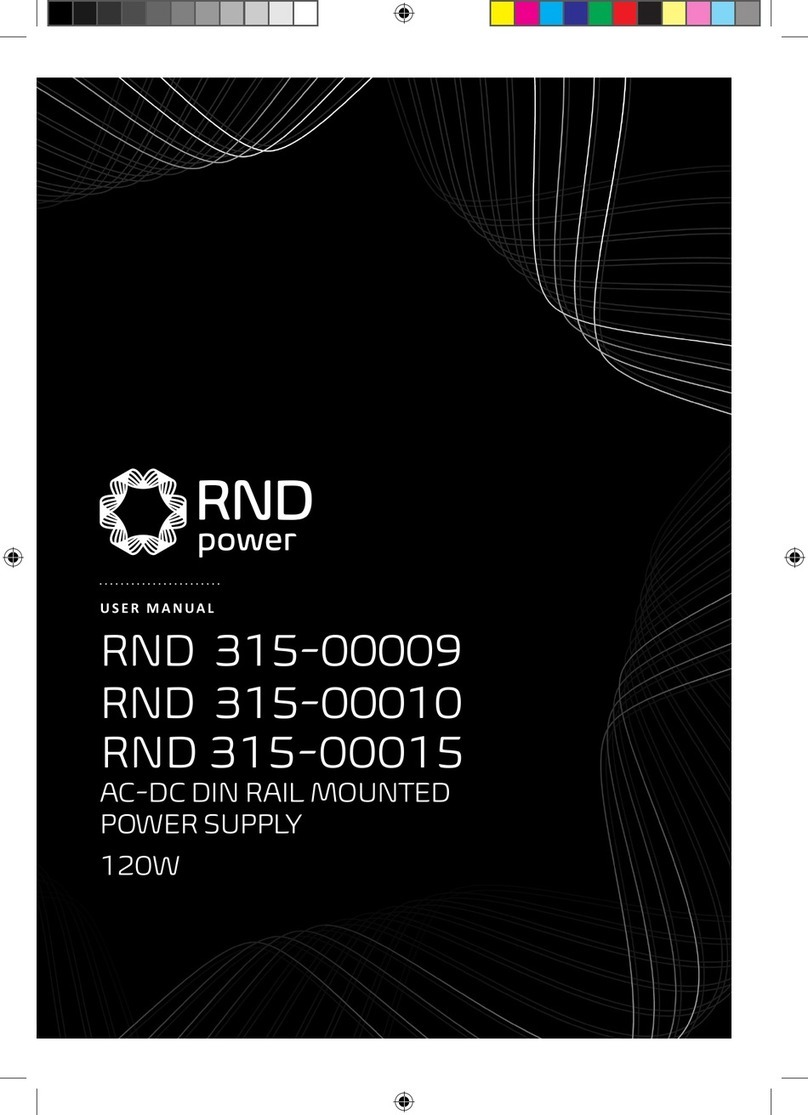 RND power 315-00009 user manual