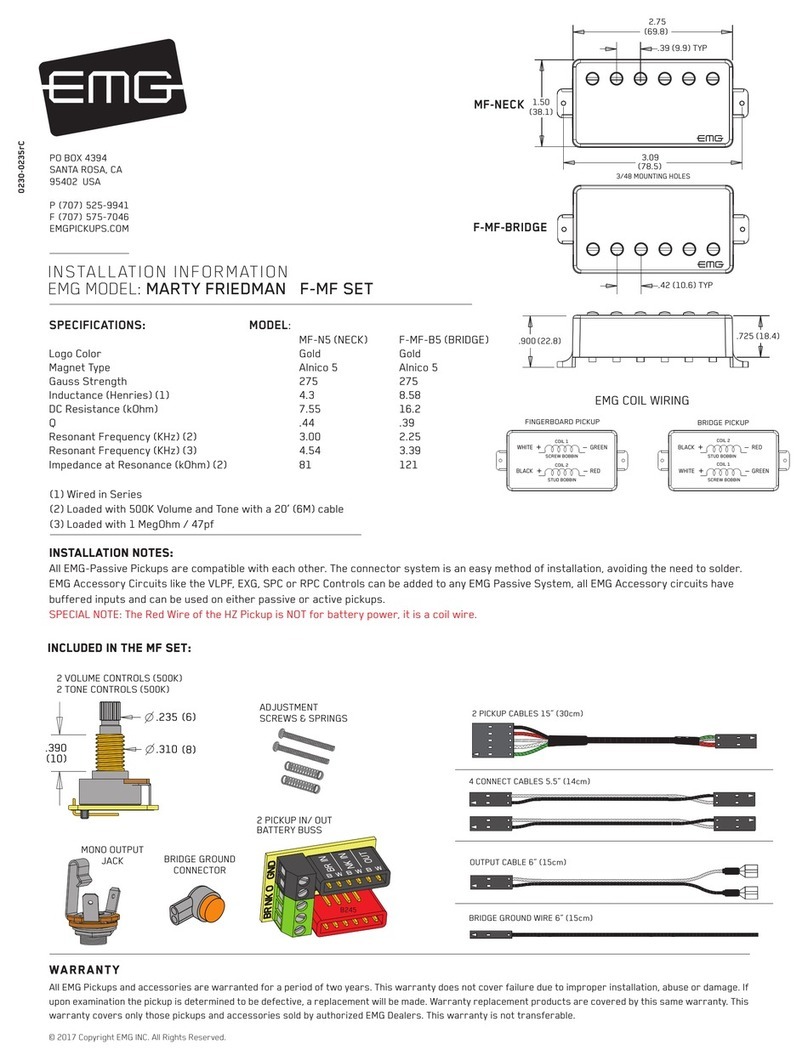 EMG F-MF SET Service manual
