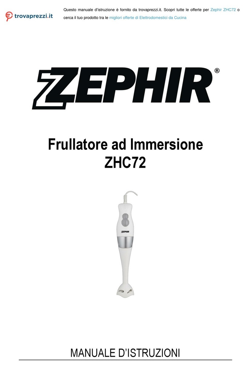 Zephir ZHC72 Manual instruction