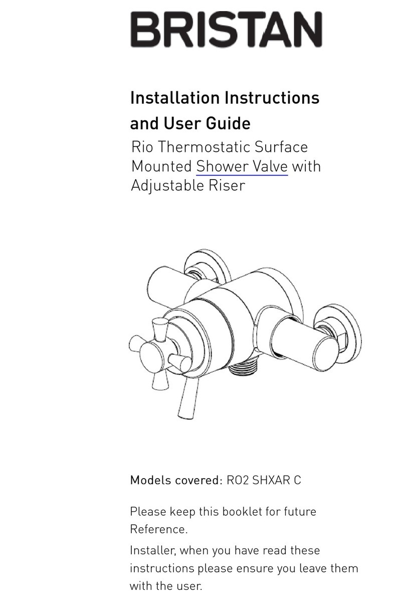 Bristan RO2 SHXAR C Mounting instructions