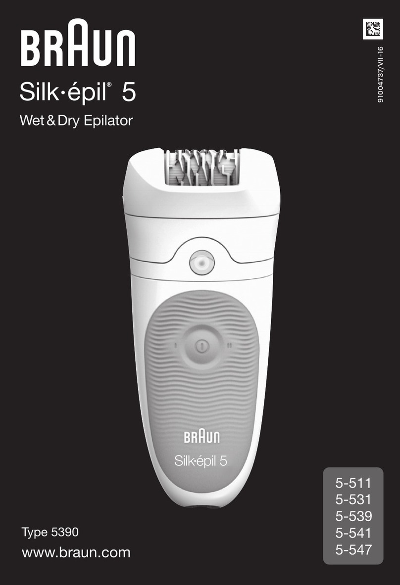 Braun Silk-epil 5-531 User manual